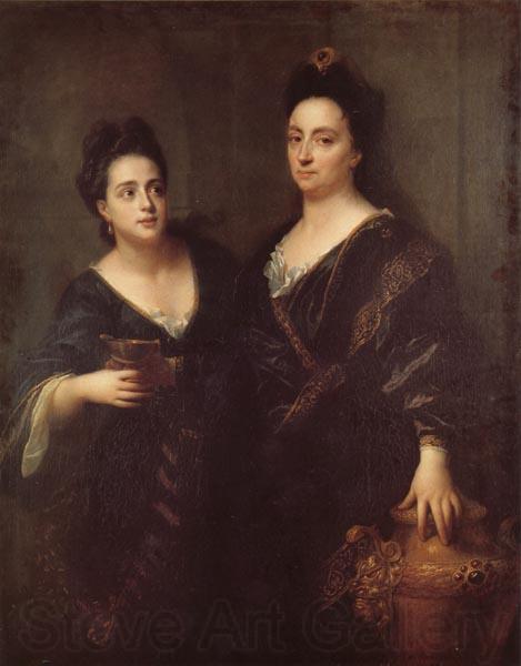 Jean-Baptiste Santerre Two Actresses